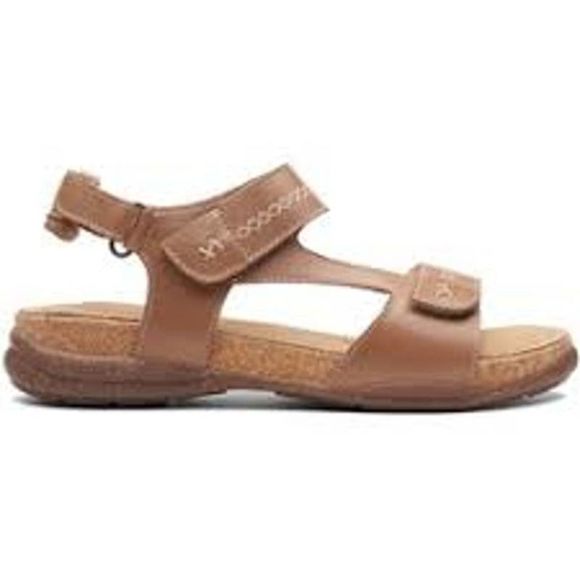 Clarks Roseville Mae women's Leather sling-back Sandals light Tan - Picture 5 of 5